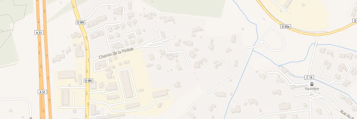 Plan du 158 Che de la Pinéde à Bouc-Bel-Air