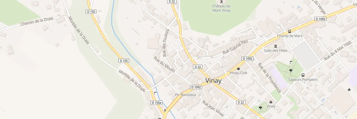 Plan du 6 Rue de la Charrière à Vinay
