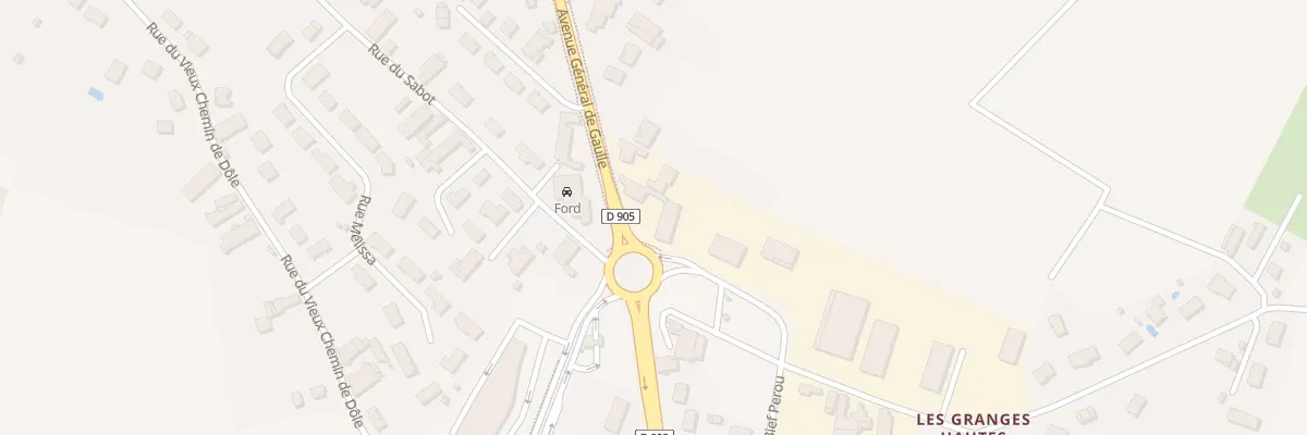 Plan du 86 Av General de Gaulle à Auxonne