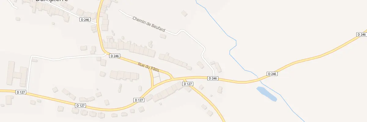 Plan du 35 Rue du Patis à Dampierre