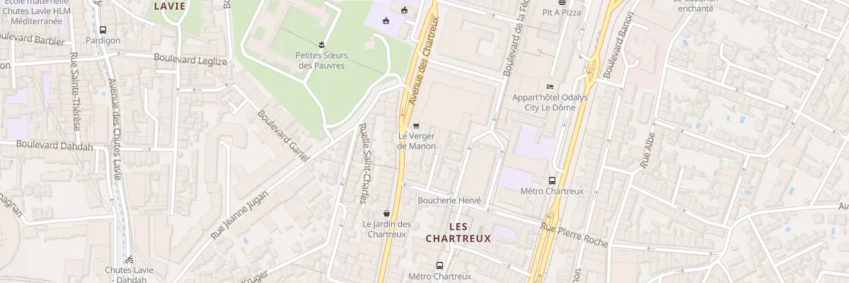 Plan du 192 Av des Chartreux à Marseille 4e Arrondissement