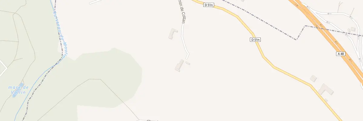 Plan du 20 Che de Cottan à Torchefelon