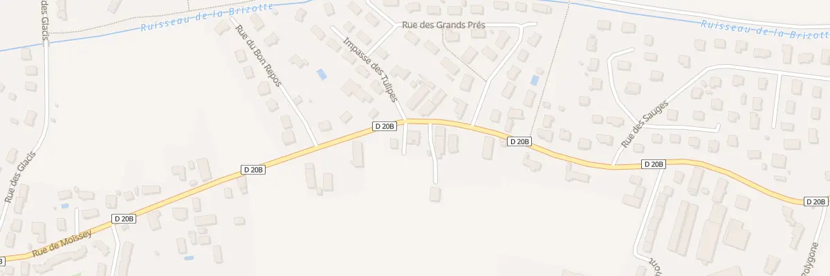 Plan du 21 Rue de Moissey à Auxonne