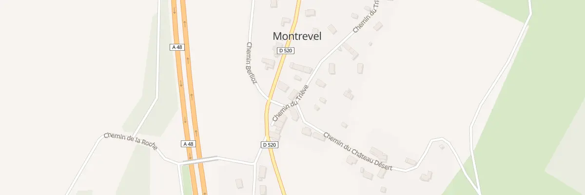 Plan du 5 Che du Triève à Montrevel