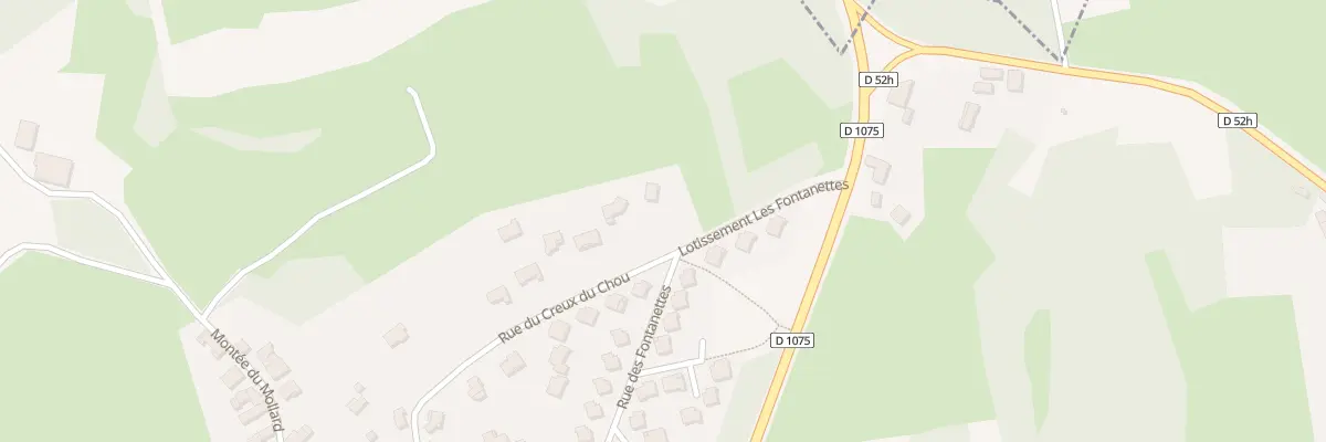Plan du 128 Rue du Creux du Chou à Bouvesse-Quirieu
