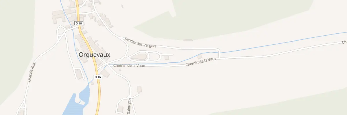 Plan du 2 Sq de l’Eglise à Orquevaux