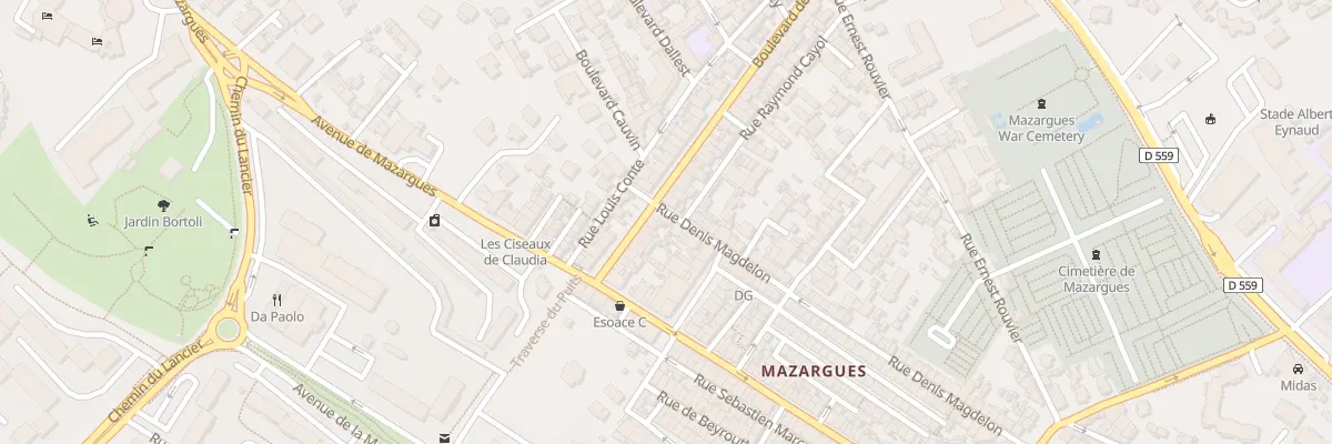 Plan du 77 Bd de la Concorde à Marseille 9e Arrondissement