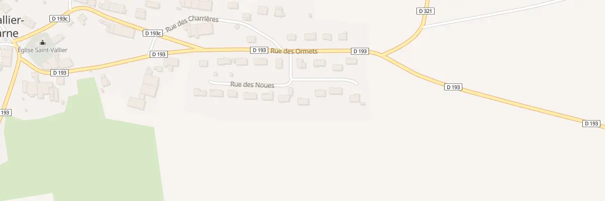 Plan du 2 Rue des Noues à Saint-Vallier-sur-Marne