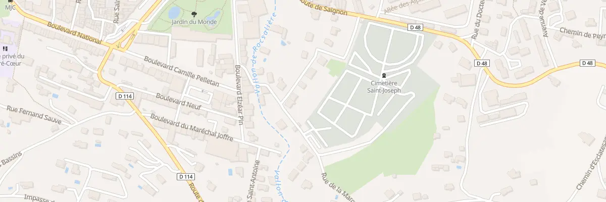Plan du 259 Rue du Prof Henry à Apt