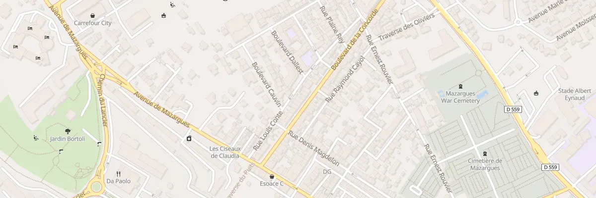 Plan du 56B Bd de la Concorde à Marseille 9e Arrondissement