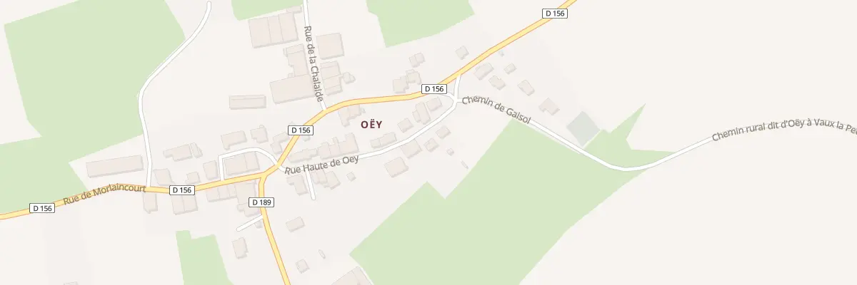 Plan du 16 Rue Haute de Oey à Chanteraine