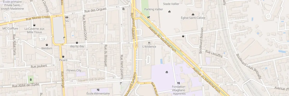 Plan du 9 Bd Sakakini à Marseille 4e Arrondissement