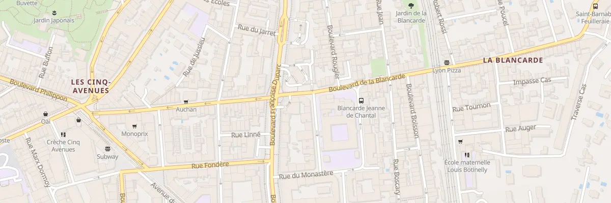 Plan du 72 Bd Blancarde à Marseille 4e Arrondissement