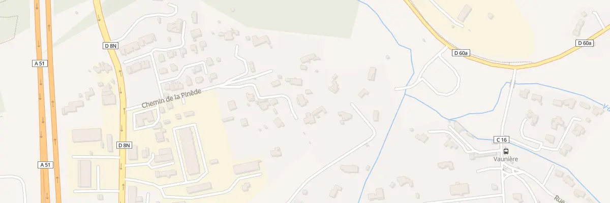 Plan du 158G Che de la Pinéde à Bouc-Bel-Air