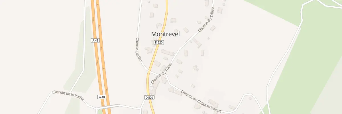Plan du 9 Che du Triève à Montrevel