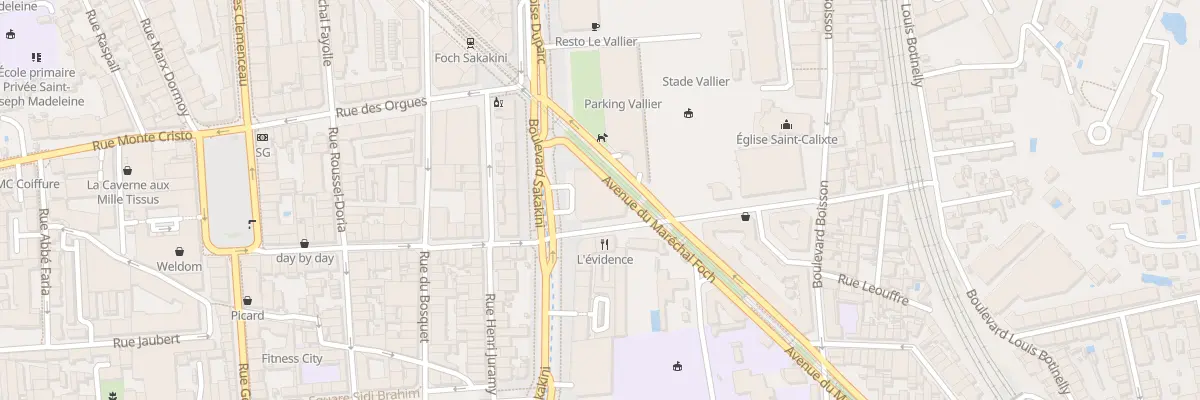 Plan du 46 Av Mal Foch à Marseille 4e Arrondissement