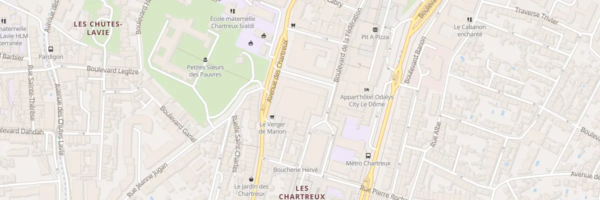 Plan du 202 Av des Chartreux à Marseille 4e Arrondissement