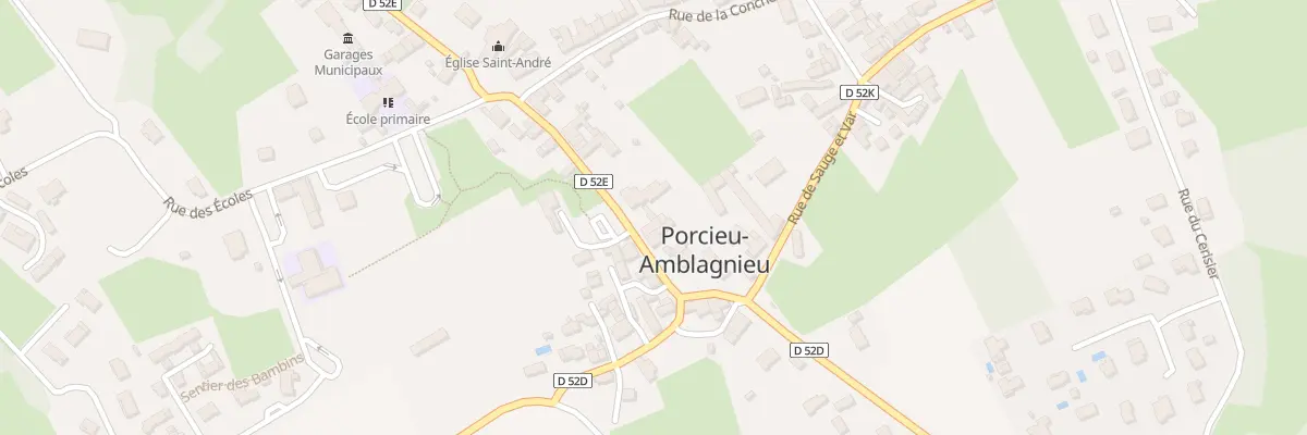 Plan du 100 Rue de la Mairie à Porcieu-Amblagnieu