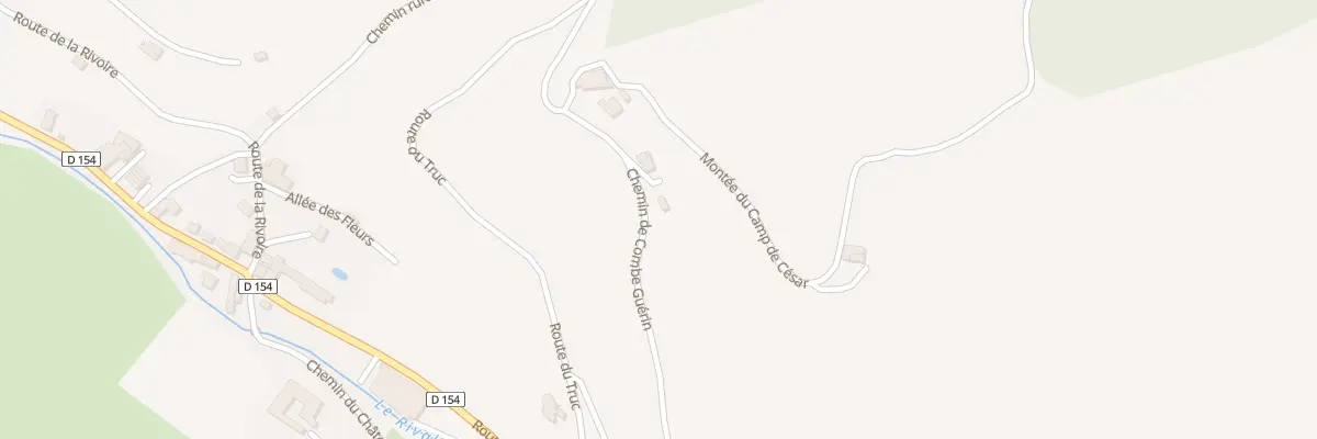 Plan de Combe Guerin à La Forteresse