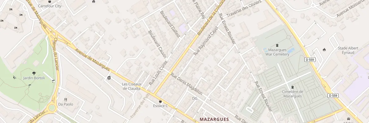Plan du 63 Bd de la Concorde à Marseille 9e Arrondissement