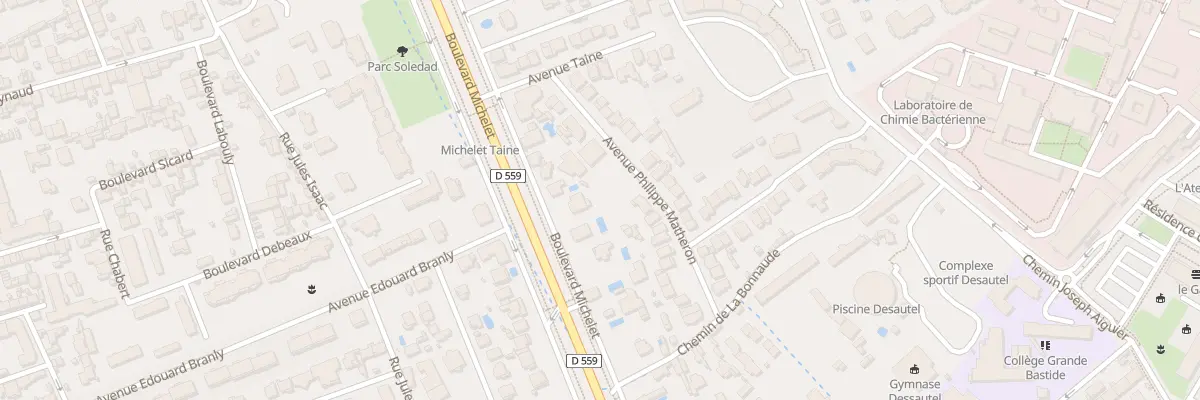 Plan du 359 Bd Michelet à Marseille 9e Arrondissement
