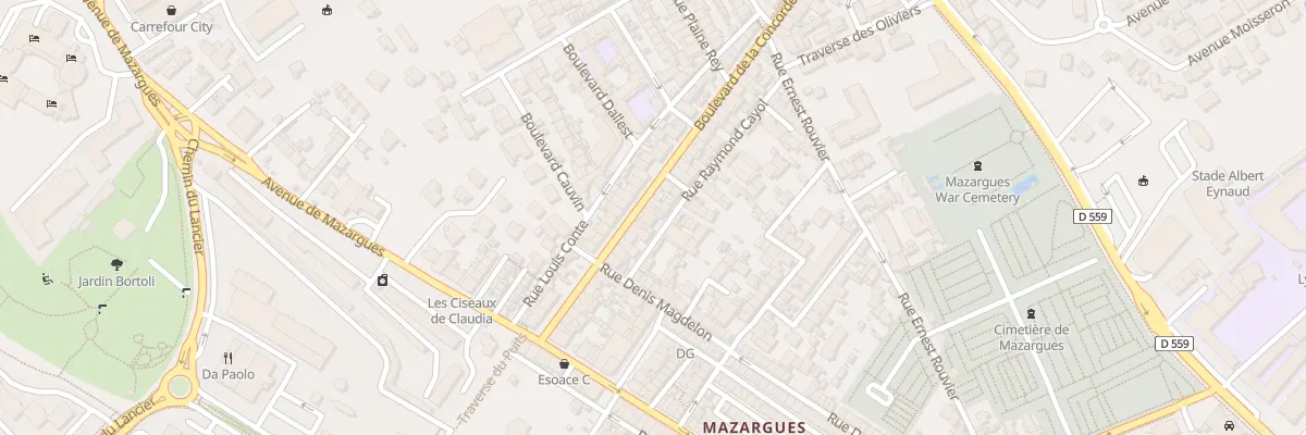 Plan du 61 Bd de la Concorde à Marseille 9e Arrondissement