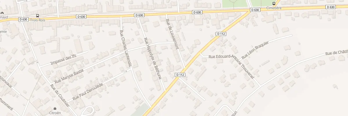 Plan du 7 Rue de Louvemont à Verdun