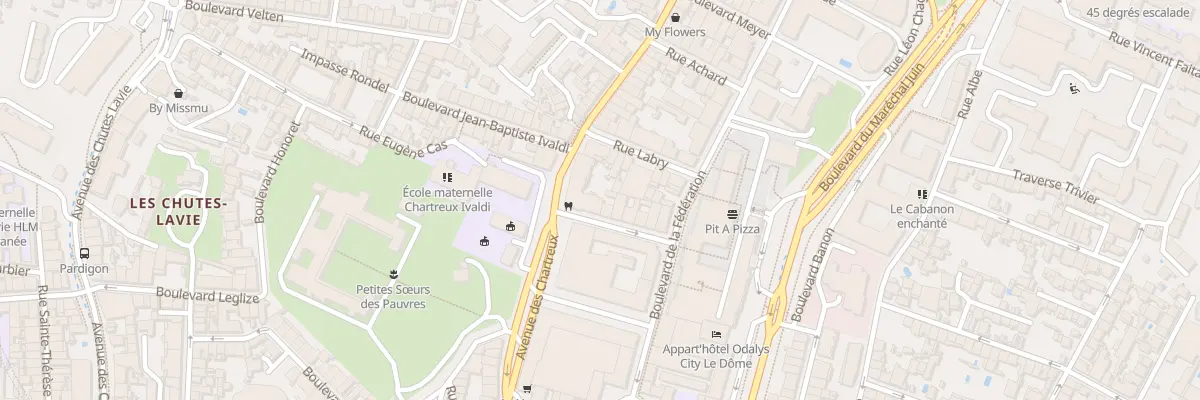 Plan du 212 Av des Chartreux à Marseille 4e Arrondissement