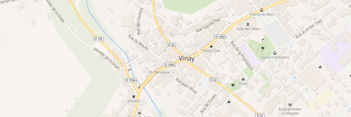 Plan du 36 Grande Rue à Vinay