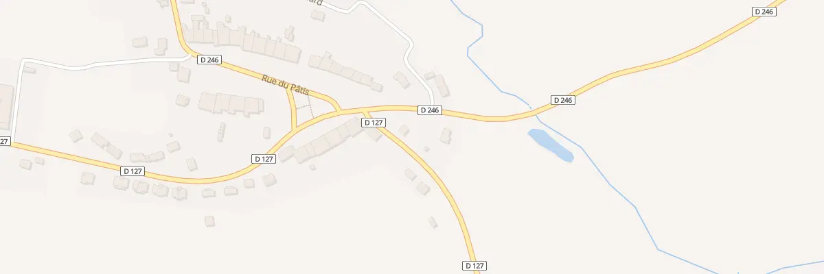 Plan du 1 Rue de Chanteroy à Dampierre