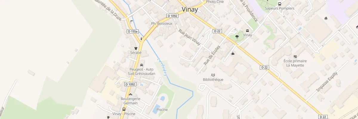 Plan du 1 Rue Jean Vinay à Vinay