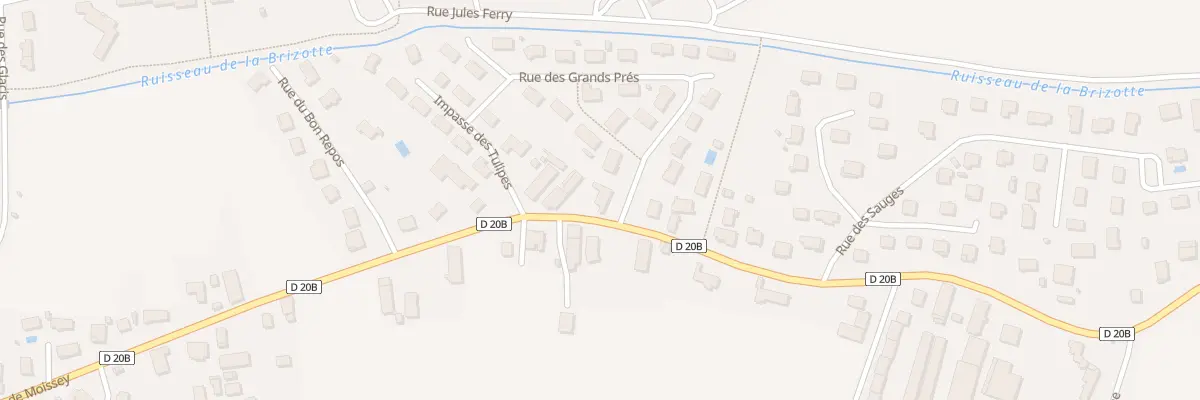 Plan du 22 Rue de Moissey à Auxonne