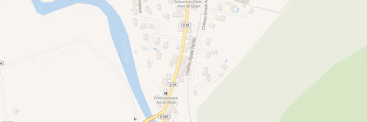 Plan du 5121 Pont-De-Quart à Solaure en Diois