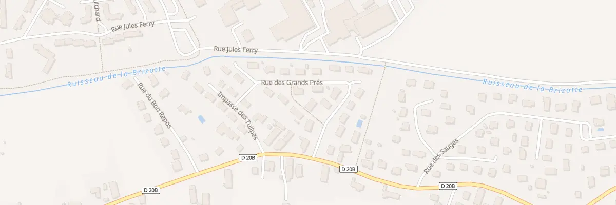 Plan du 6 Rue des Grands Prés à Auxonne