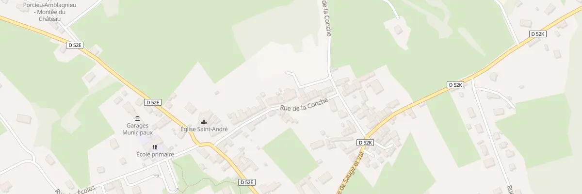 Plan du 157 Rue de la Conche à Porcieu-Amblagnieu