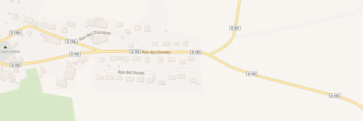 Plan du 1 Rue des Noues à Saint-Vallier-sur-Marne