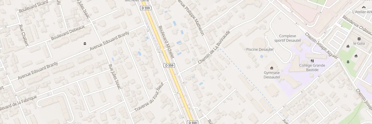 Plan du 385 Bd Michelet à Marseille 9e Arrondissement