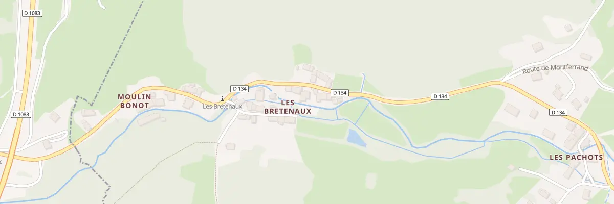 Plan du 303 Rte du Moulin Bonnot à Gizia
