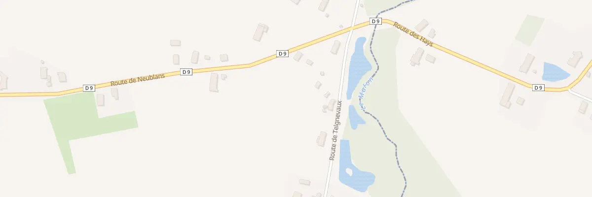 Plan du 4 Rte de Teignevaux aux Hays