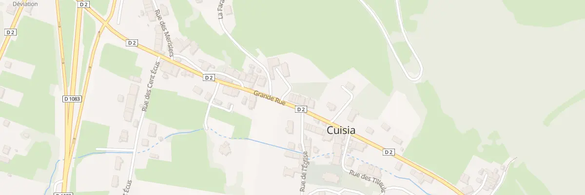 Plan du 13 Gr Grande Rue à Cuisia
