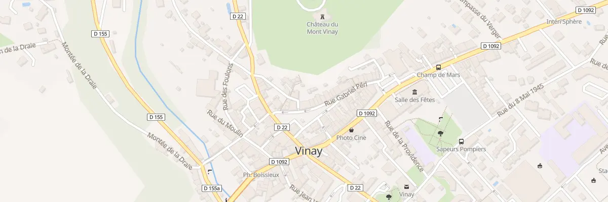 Plan du 30 Rue Gabriel Peri à Vinay