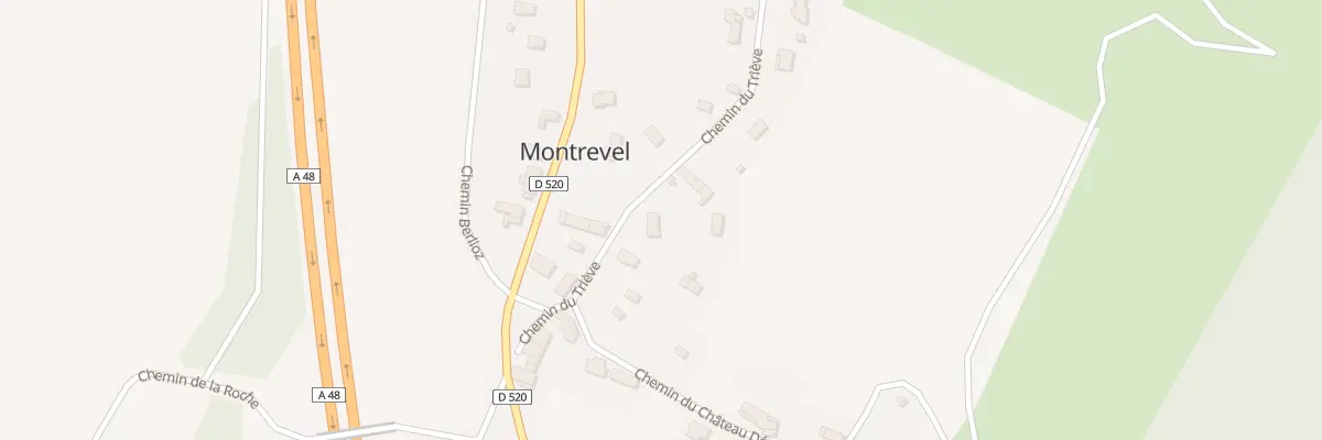 Plan du 8 Che du Triève à Montrevel