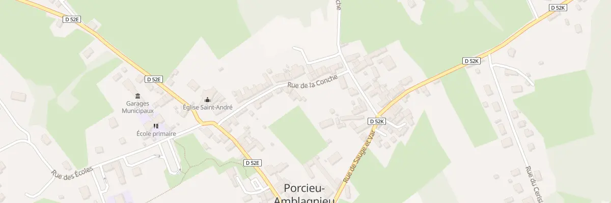 Plan du 136 Rue de la Conche à Porcieu-Amblagnieu