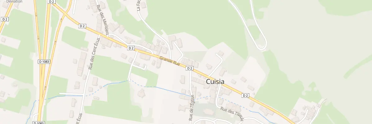 Plan du 15 Gr Grande Rue à Cuisia