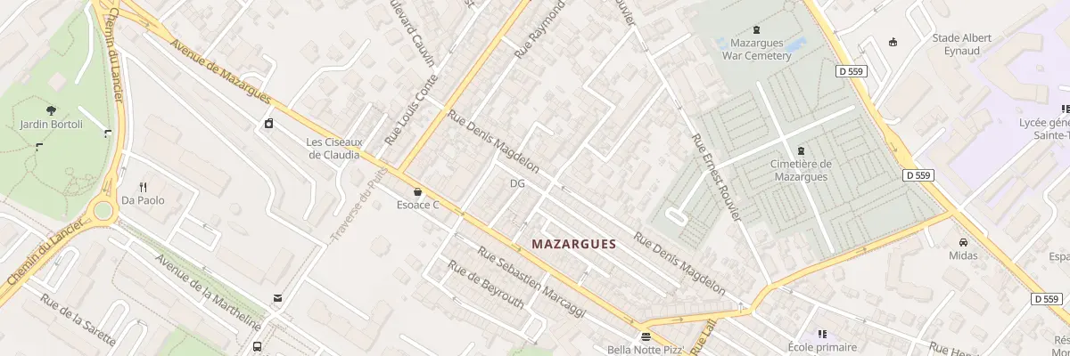 Plan du 19A Rue raymond roux à Marseille 9e Arrondissement