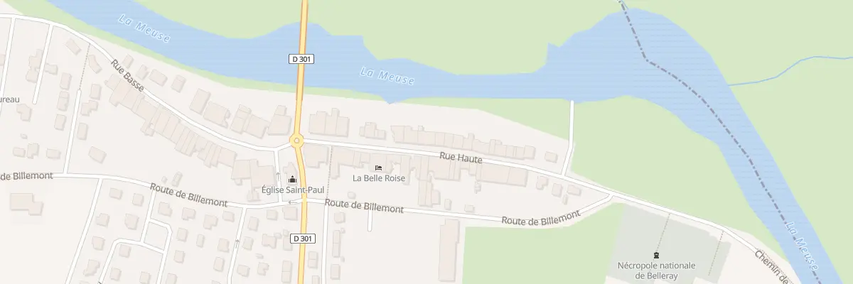 Plan du 11 Rue Haute à Belleray