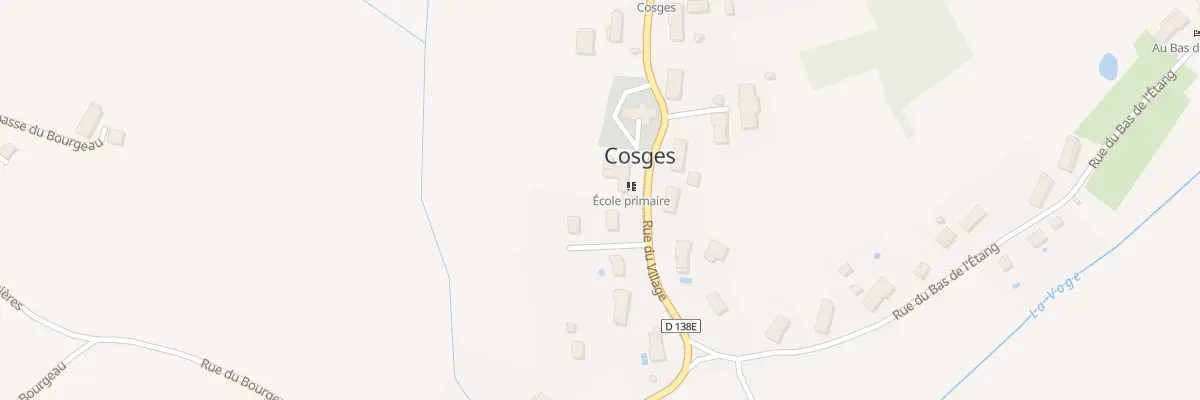 Plan du 2 Imp au Village à Cosges