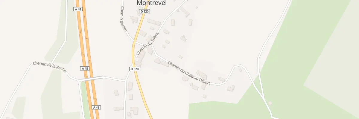 Plan du 9 Che de Chateau Desert à Montrevel