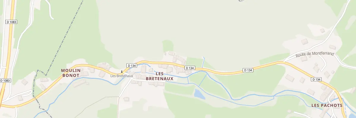 Plan du 292 Rte du Moulin Bonnot à Gizia