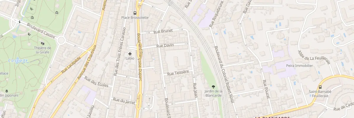Plan du 31 Rue jean à Marseille 4e Arrondissement